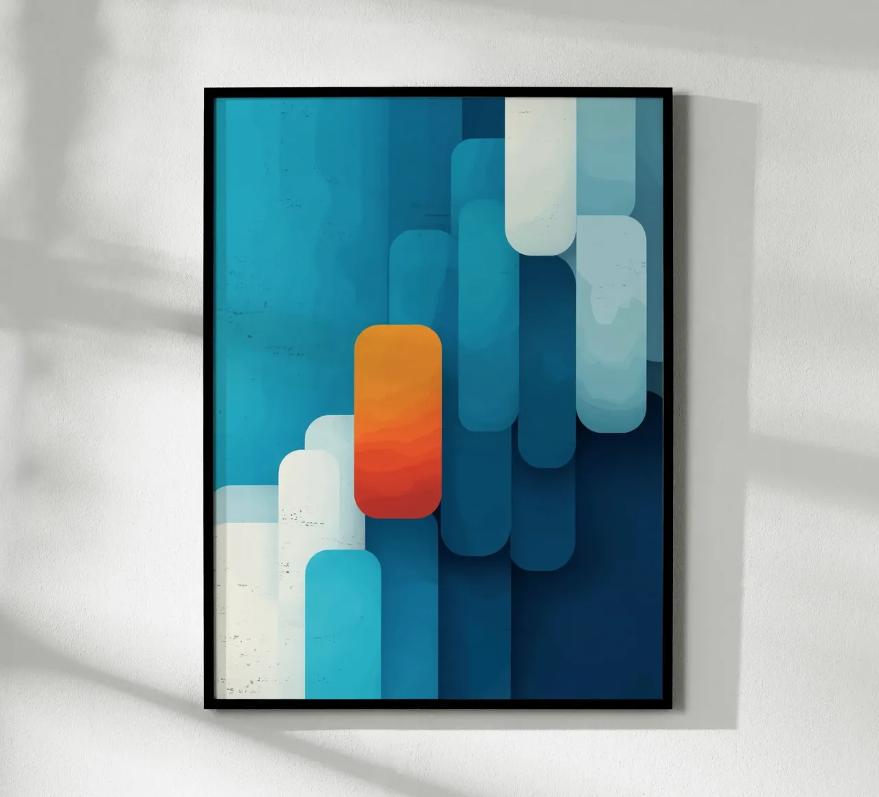 Paesaggio minimalista poster con telaio in alluminio da Little Things