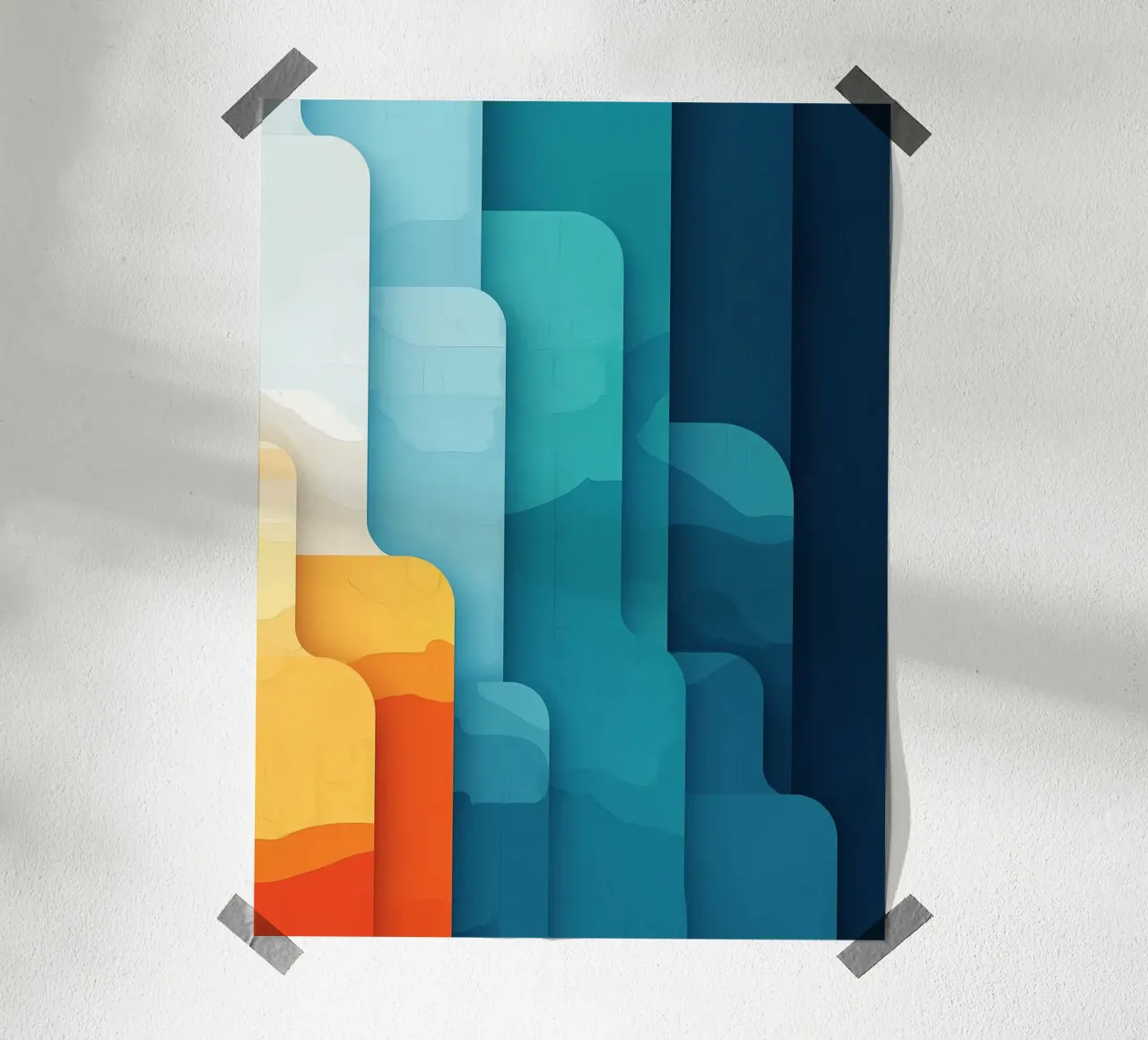 Abstract sky poster by Little Things