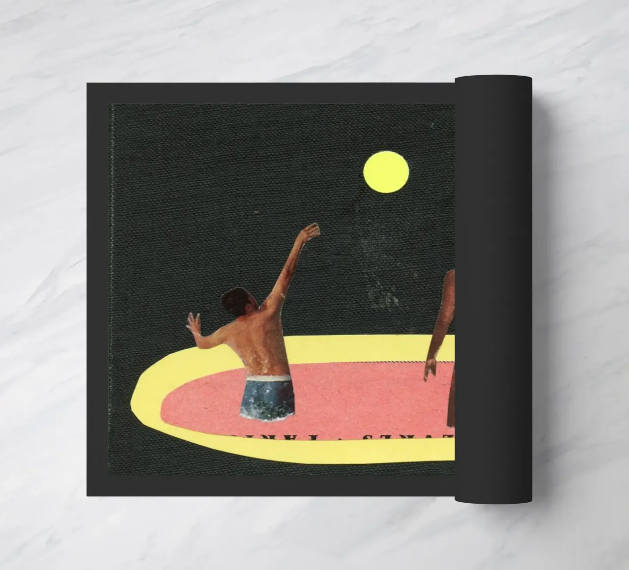 Pool Games deurmat van Cassia Beck Collage