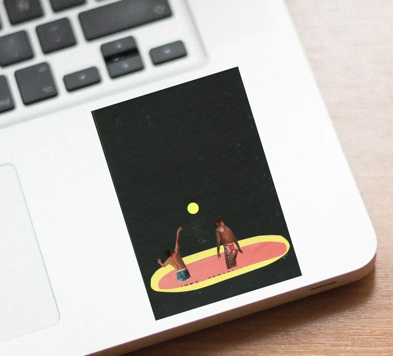 Pool Games sticker van Cassia Beck Collage