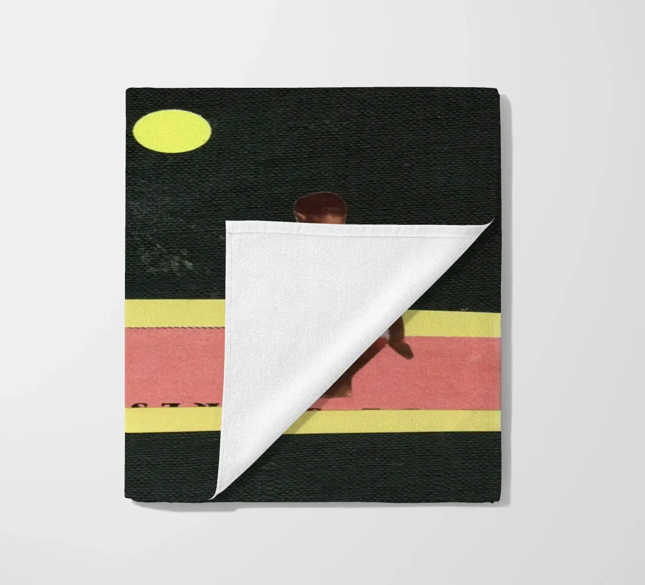 Pool Games beach towel by Cassia Beck Collage