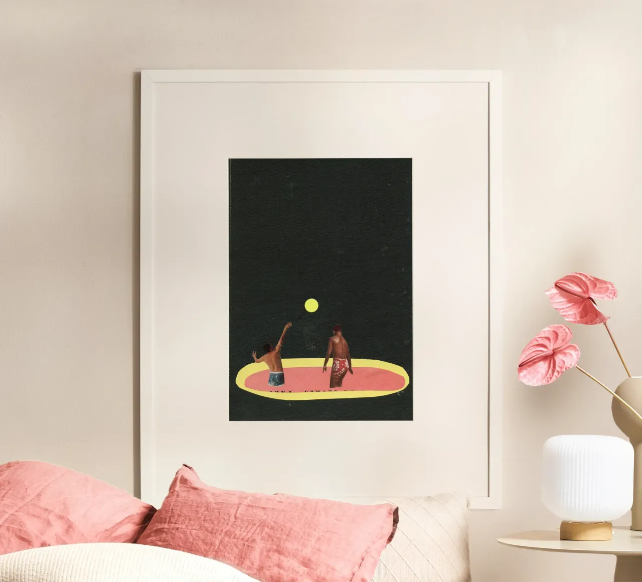 Pool Games poster by Cassia Beck Collage