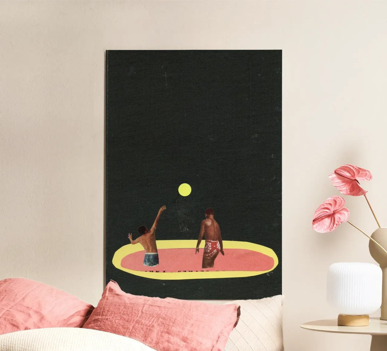 Pool Games poster by Cassia Beck Collage