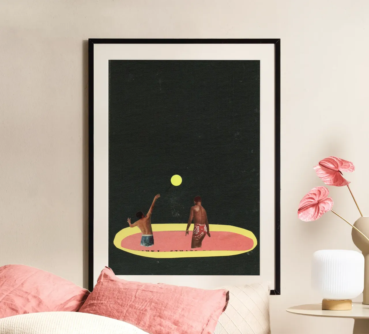 Pool Games poster by Cassia Beck Collage