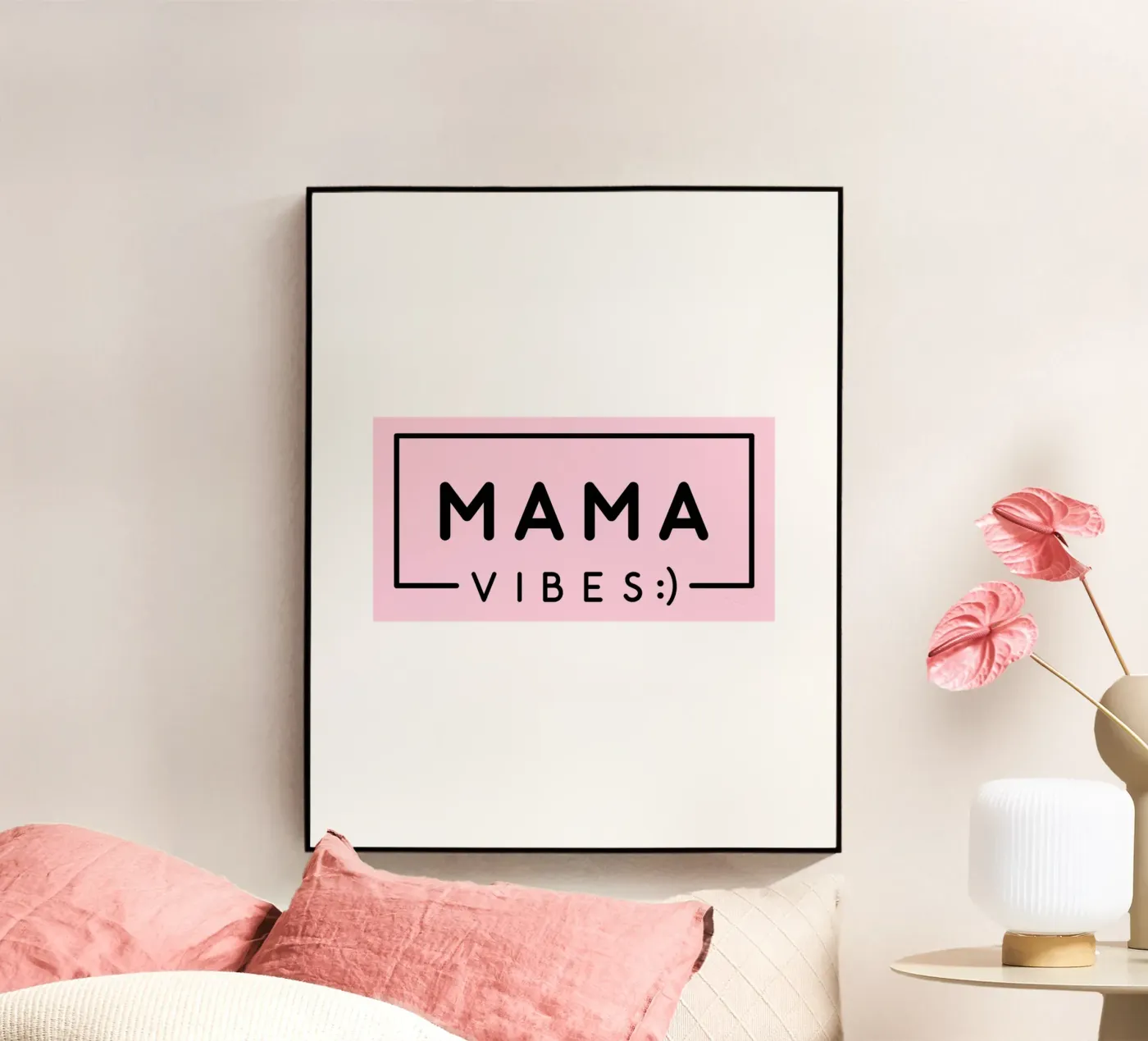 MAMA VIBES acryl van SMRT STUDIO