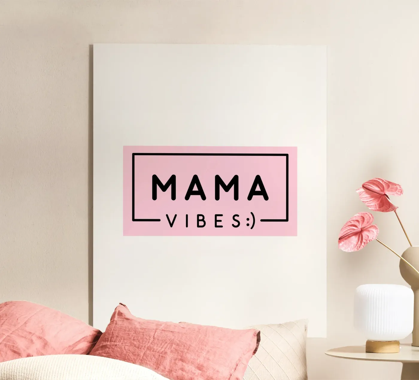 MAMA VIBES acryl van SMRT STUDIO