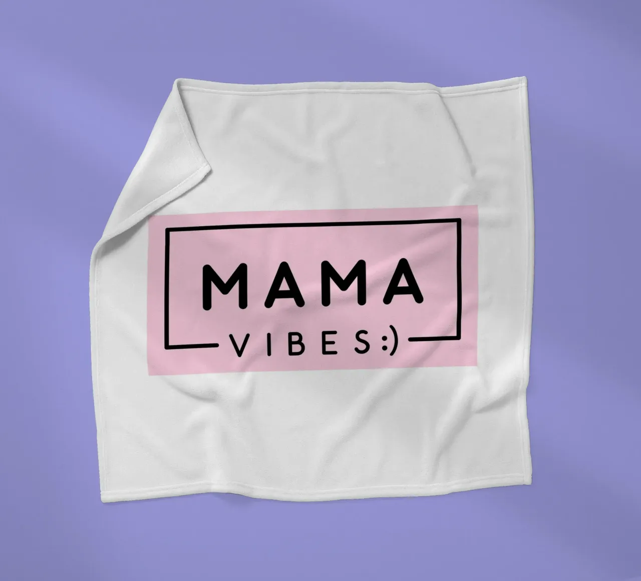 MAMA VIBES coperta in pile da Einfach Uebel