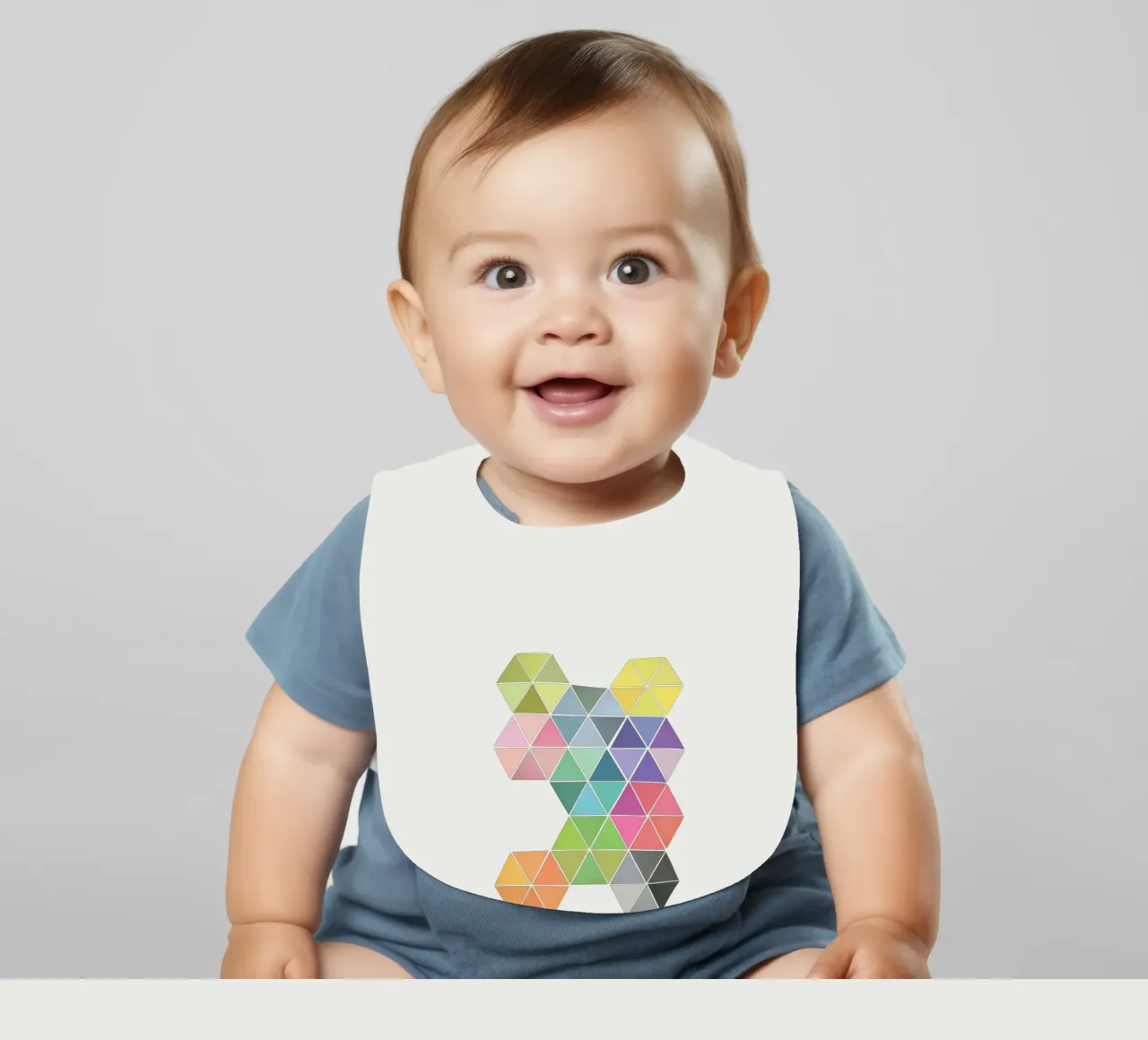 Frammentato bavaglino da Cassia Beck Collage