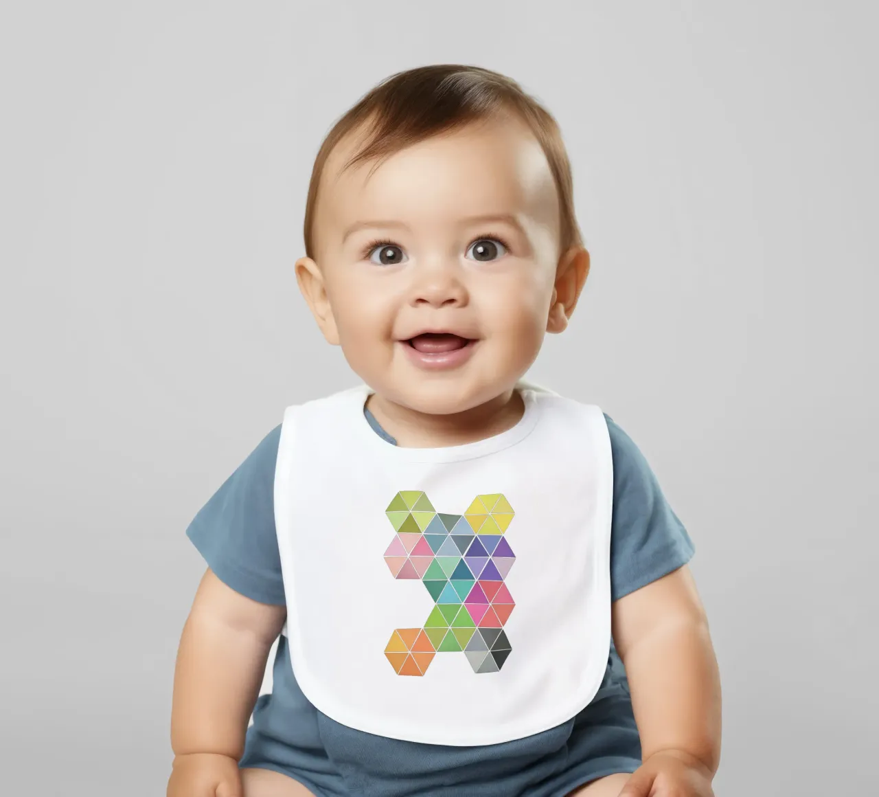 Frammentato bavaglino da Cassia Beck Collage