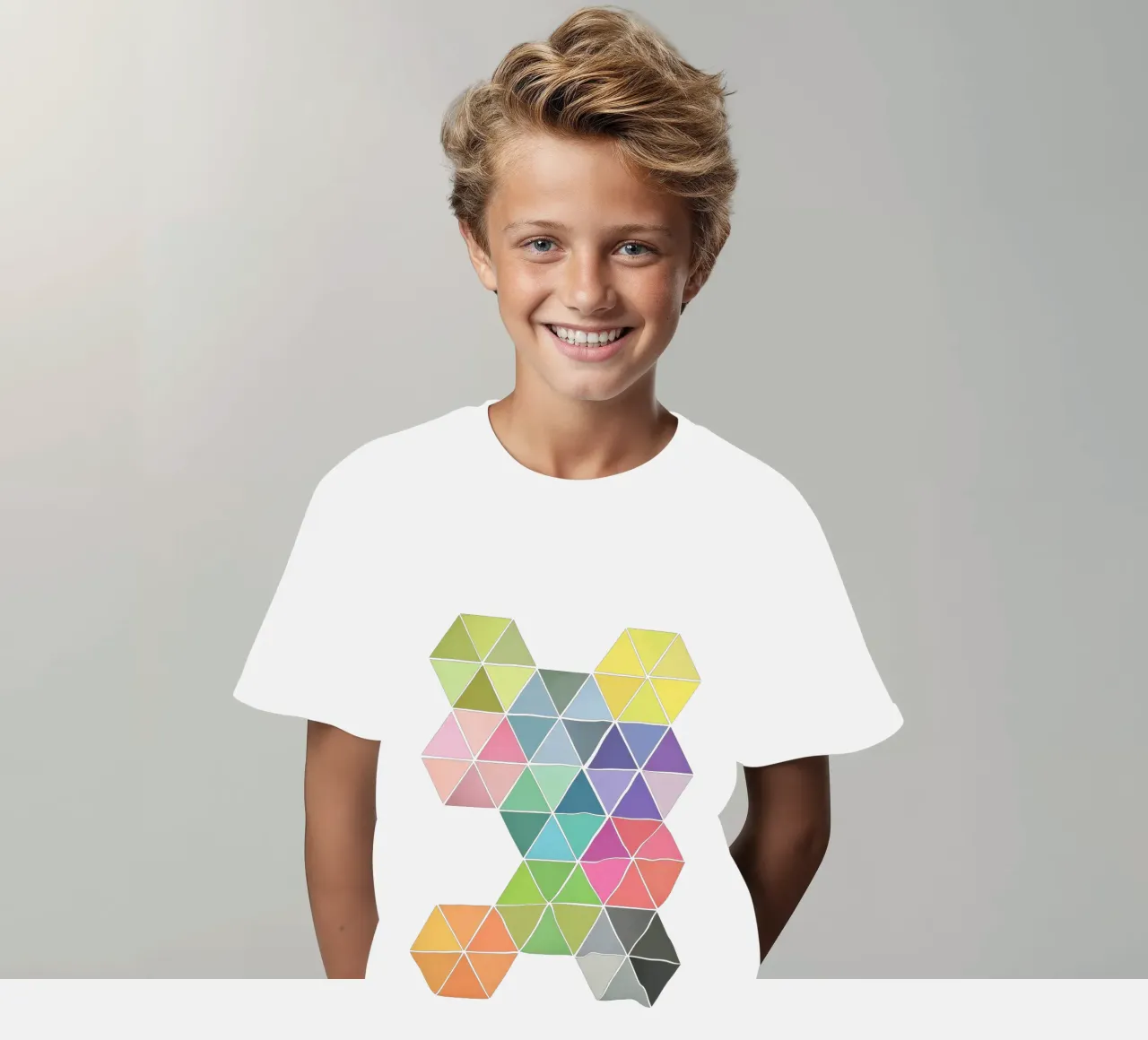 Frammentato t-shirt bambini da Cassia Beck Collage