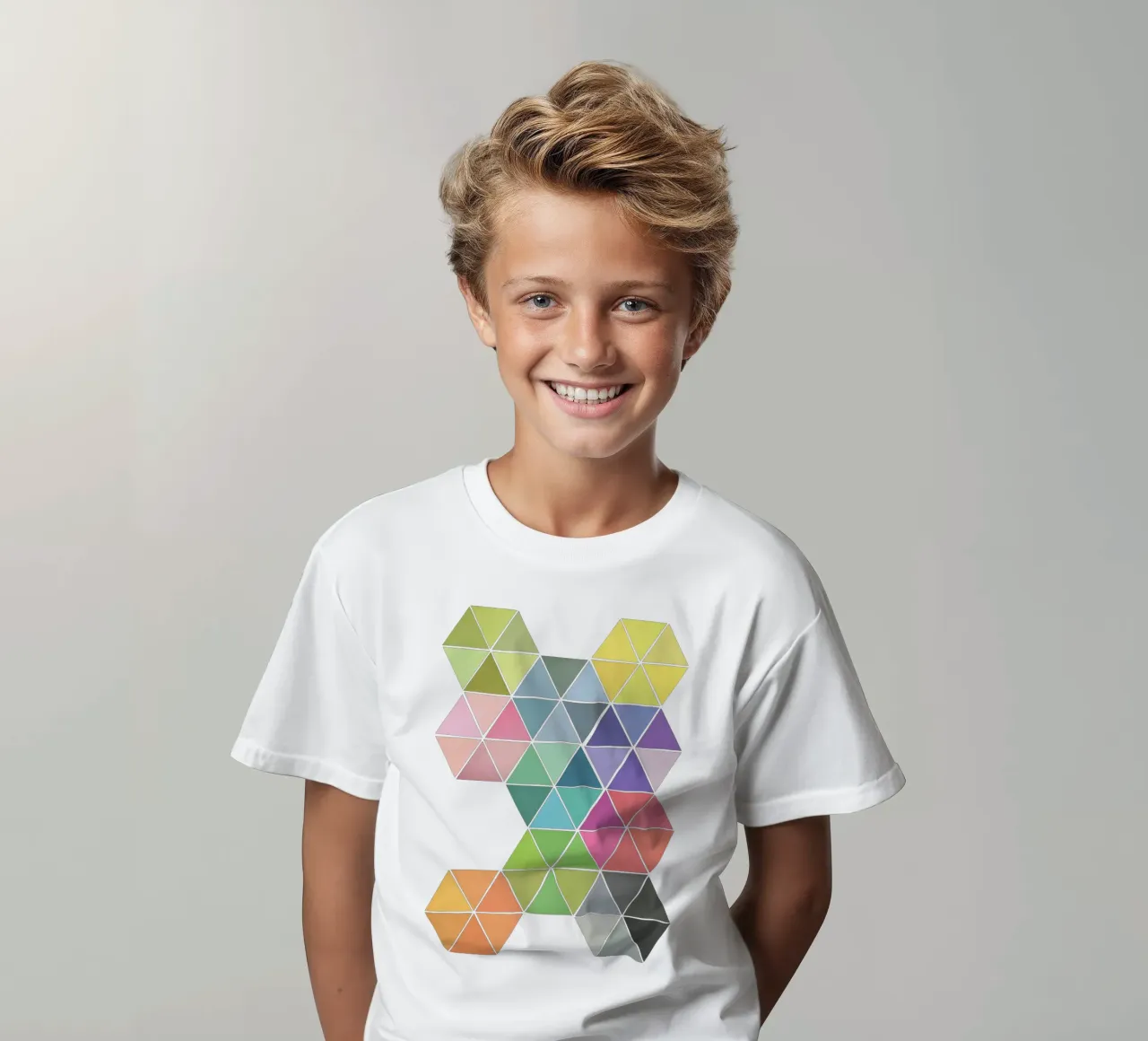 Frammentato t-shirt bambini da Cassia Beck Collage
