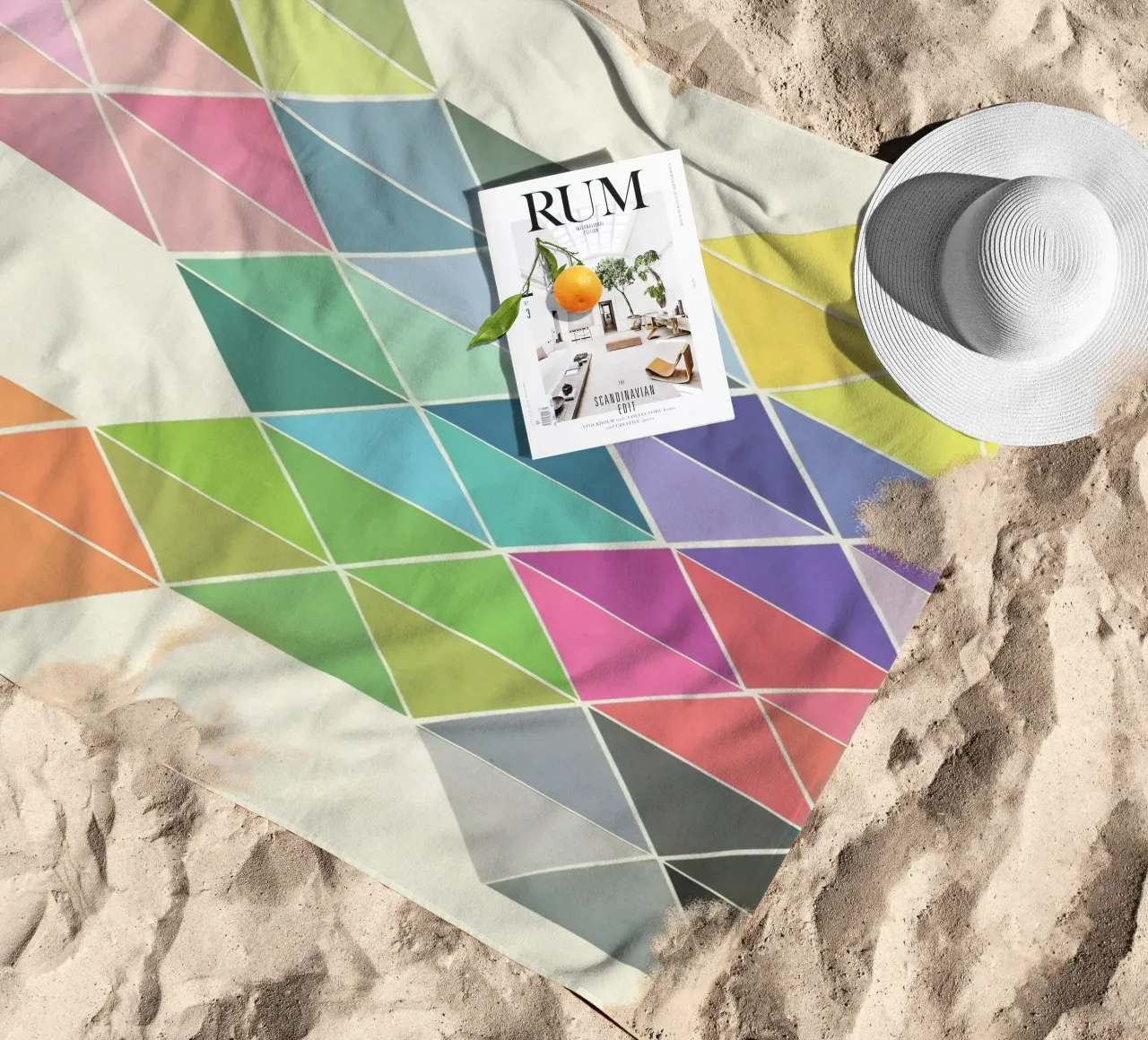 Fragmented telo mare da Cassia Beck Collage