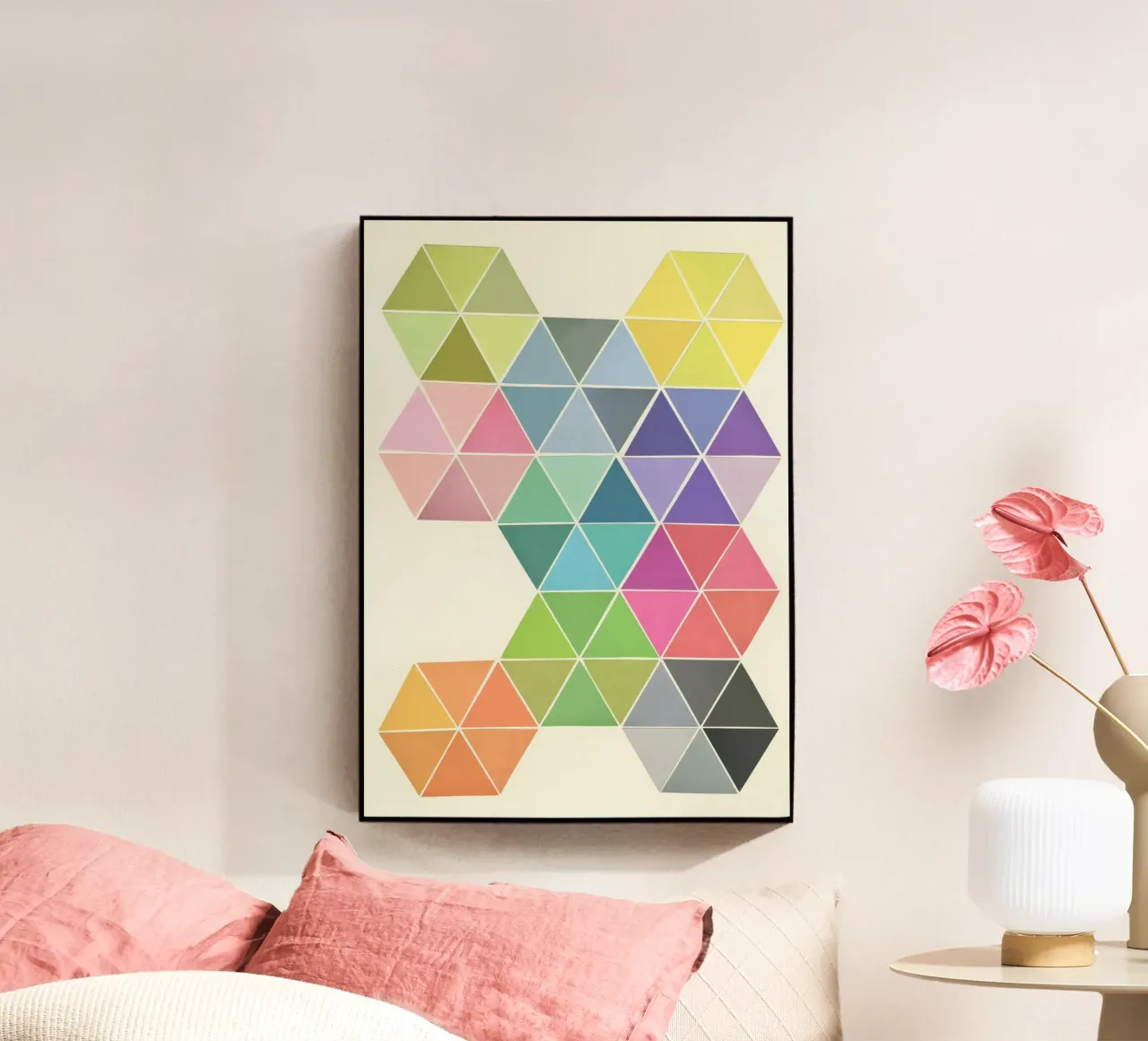 Fragmented acrylic glass by Cassia Beck Collage