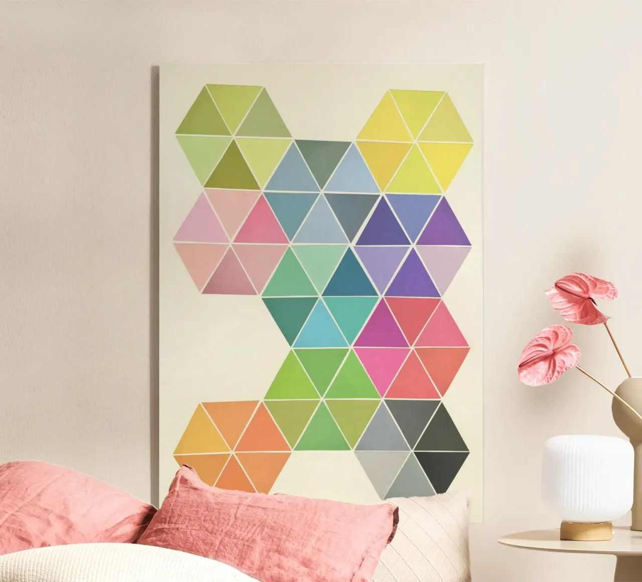 Fragmented acrylic glass by Cassia Beck Collage