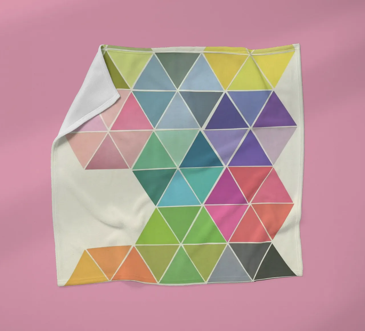 Fragmented Fleecedecke von Cassia Beck Collage