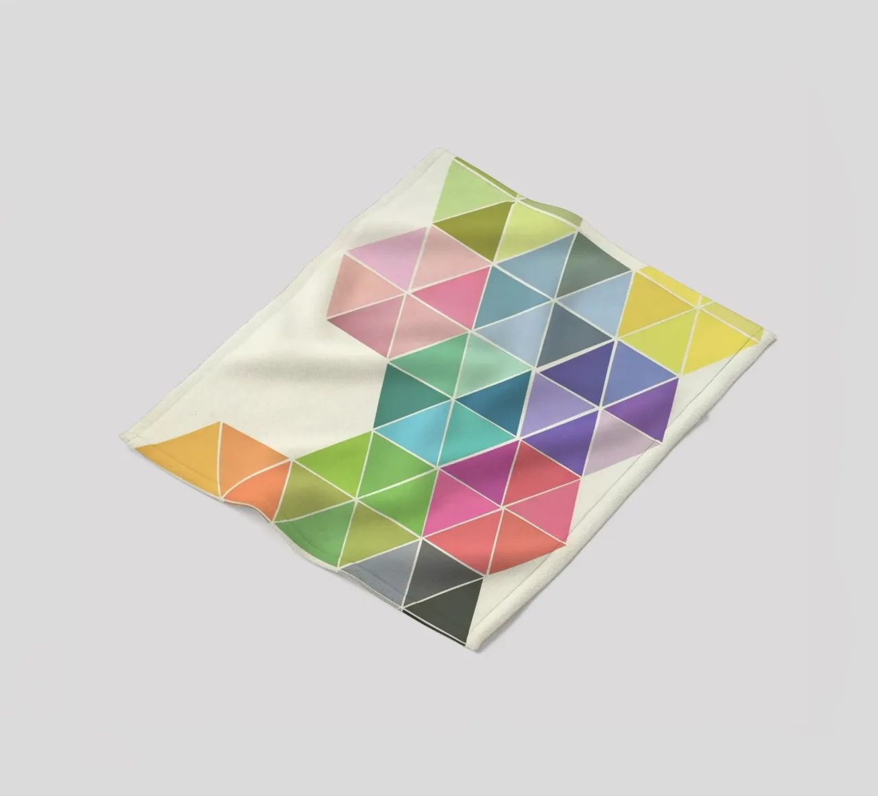 Fragmented Fleecedecke von Cassia Beck Collage