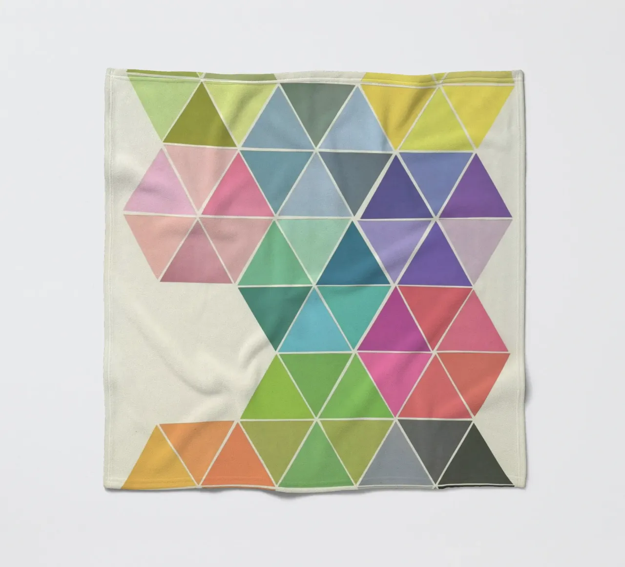 Fragmented Fleecedecke von Cassia Beck Collage