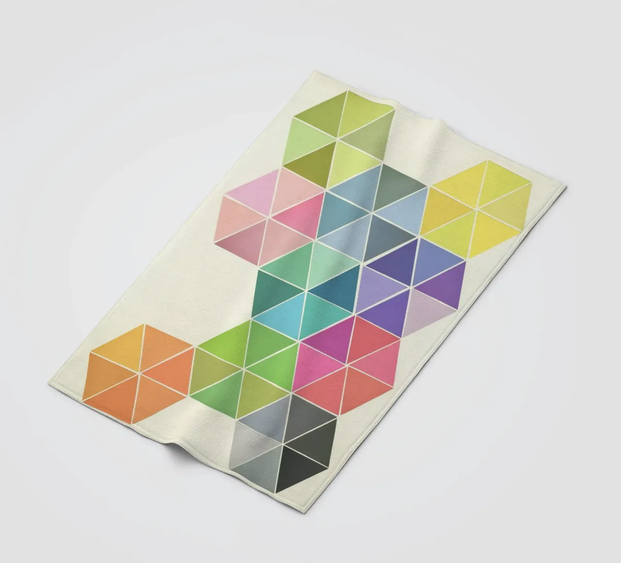 Fragmented Fleecedecke von Cassia Beck Collage