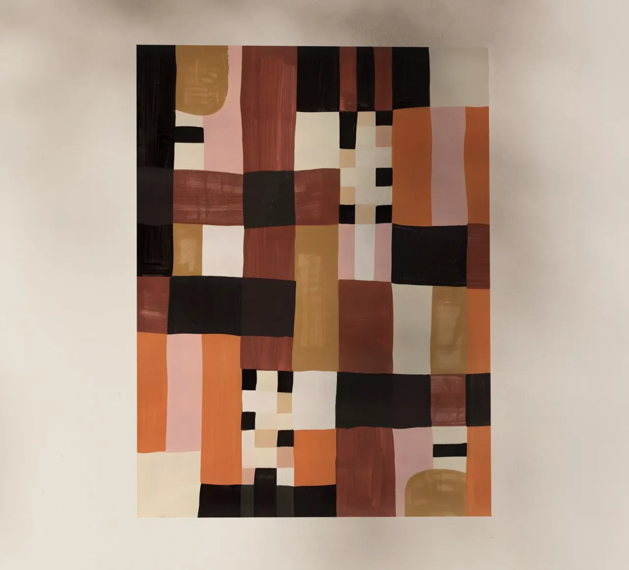 Abstract Checkers lámina retroiluminada de Gypsy Galleria