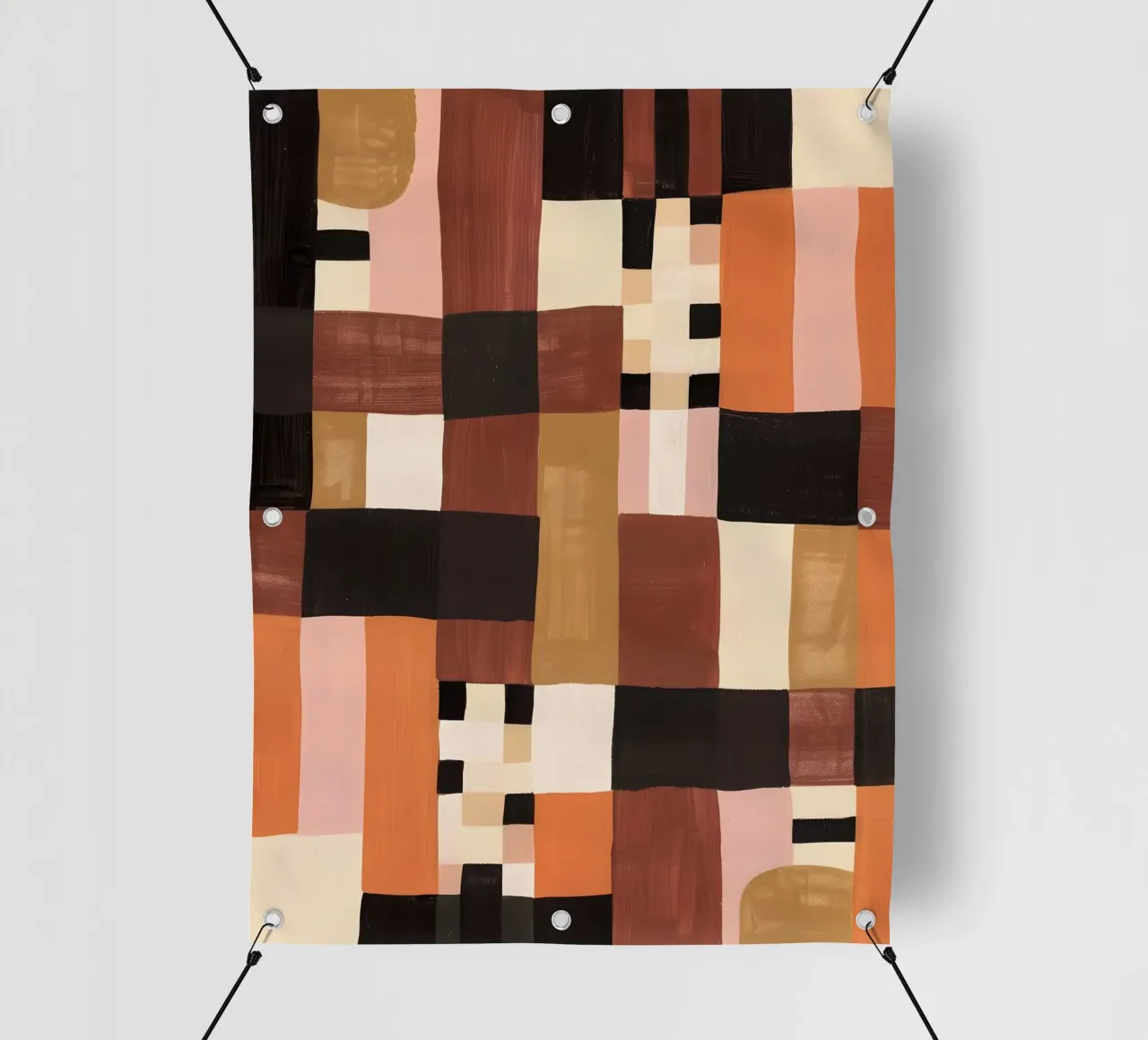 Abstract Checkers telo in pvc da Gypsy Galleria
