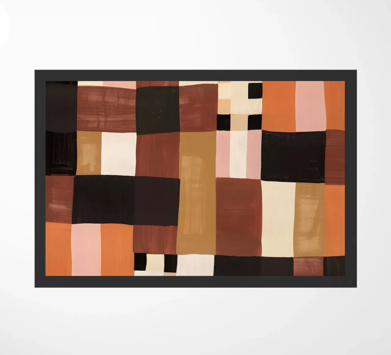 Abstract Checkers doormat by Gypsy Galleria