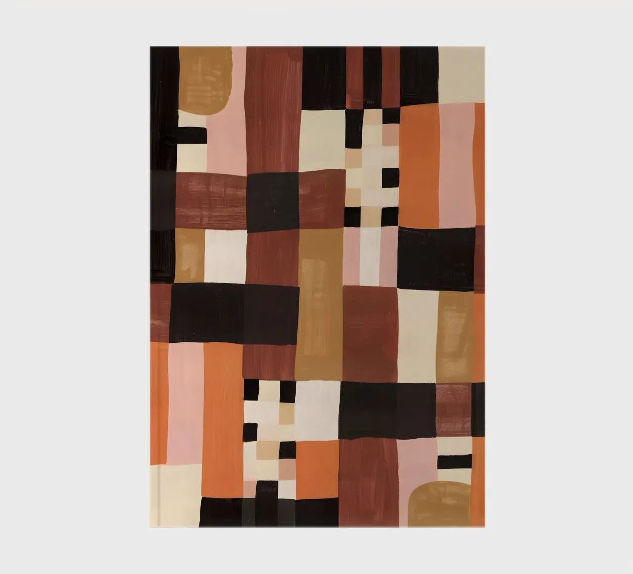 Abstract Checkers notebook by Gypsy Galleria