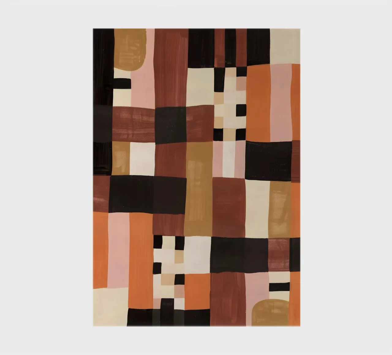 Abstract Checkers notebook by Gypsy Galleria