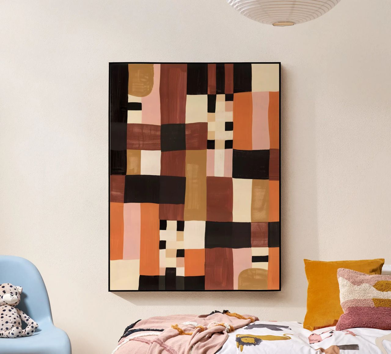 Abstract Checkers plexiglass da Gypsy Galleria