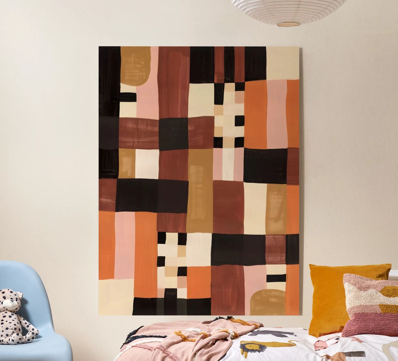 Abstract Checkers plexiglass da Gypsy Galleria