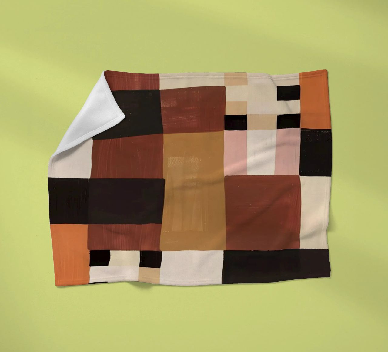 Abstract Checkers coperta in pile da Gypsy Galleria
