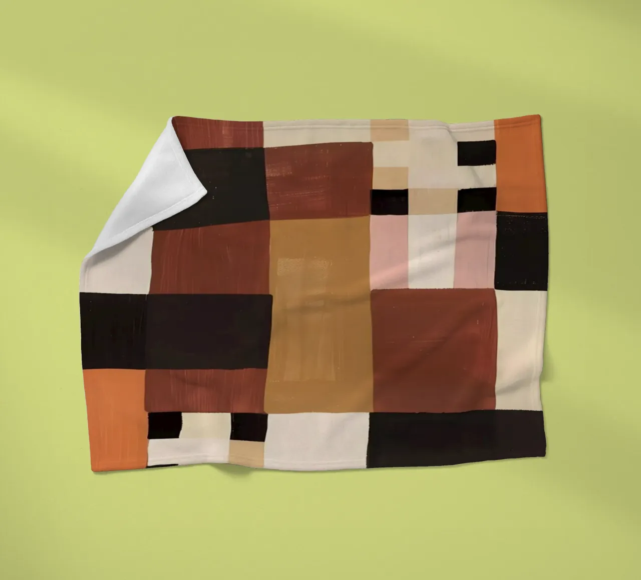 Abstract Checkers coperta in pile da Gypsy Galleria