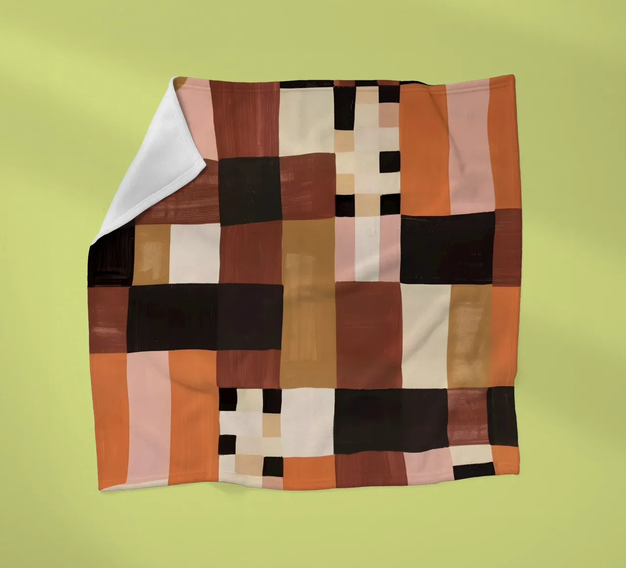 Abstract Checkers coperta in pile da Gypsy Galleria