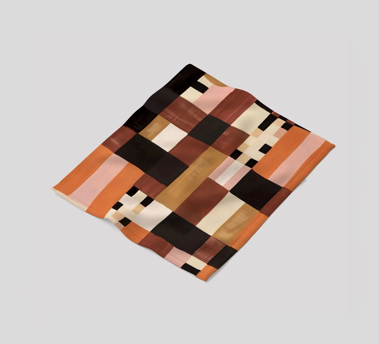 Abstract Checkers coperta in pile da Gypsy Galleria