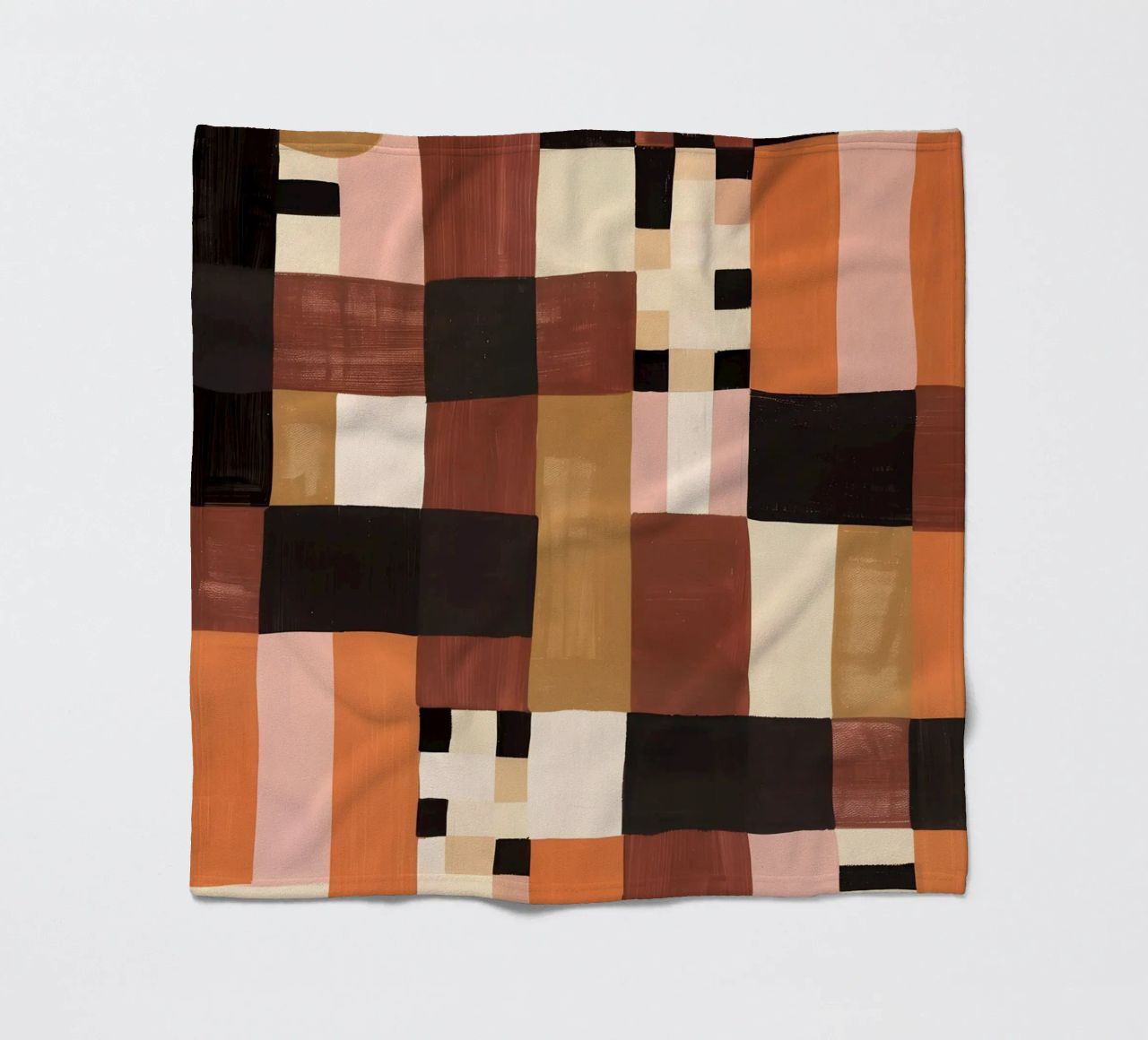 Abstract Checkers coperta in pile da Gypsy Galleria