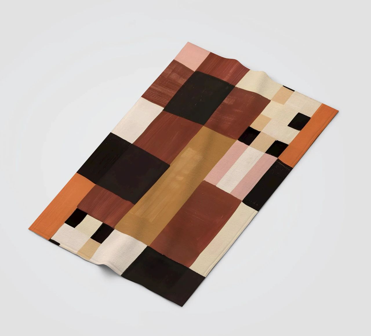 Abstract Checkers coperta in pile da Gypsy Galleria