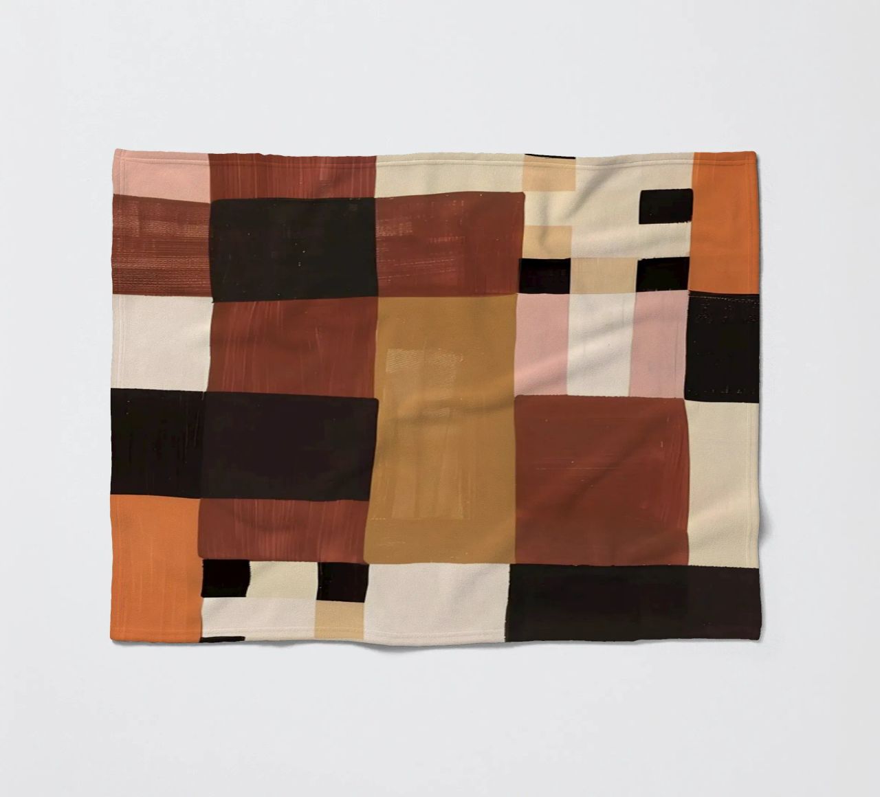 Abstract Checkers coperta in pile da Gypsy Galleria
