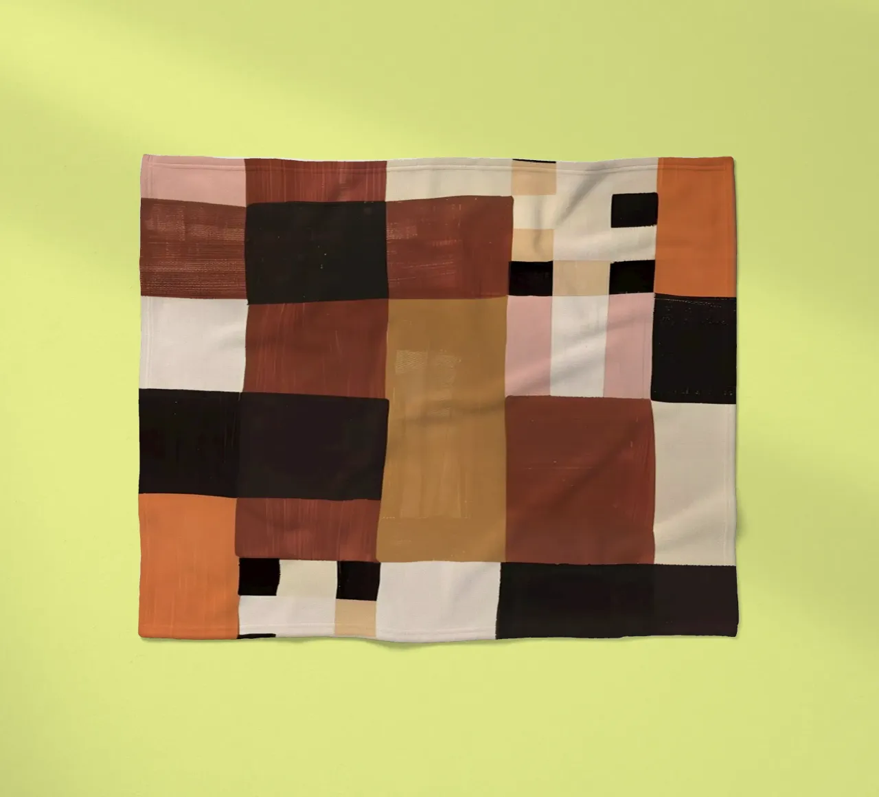 Abstract Checkers coperta in pile da Gypsy Galleria