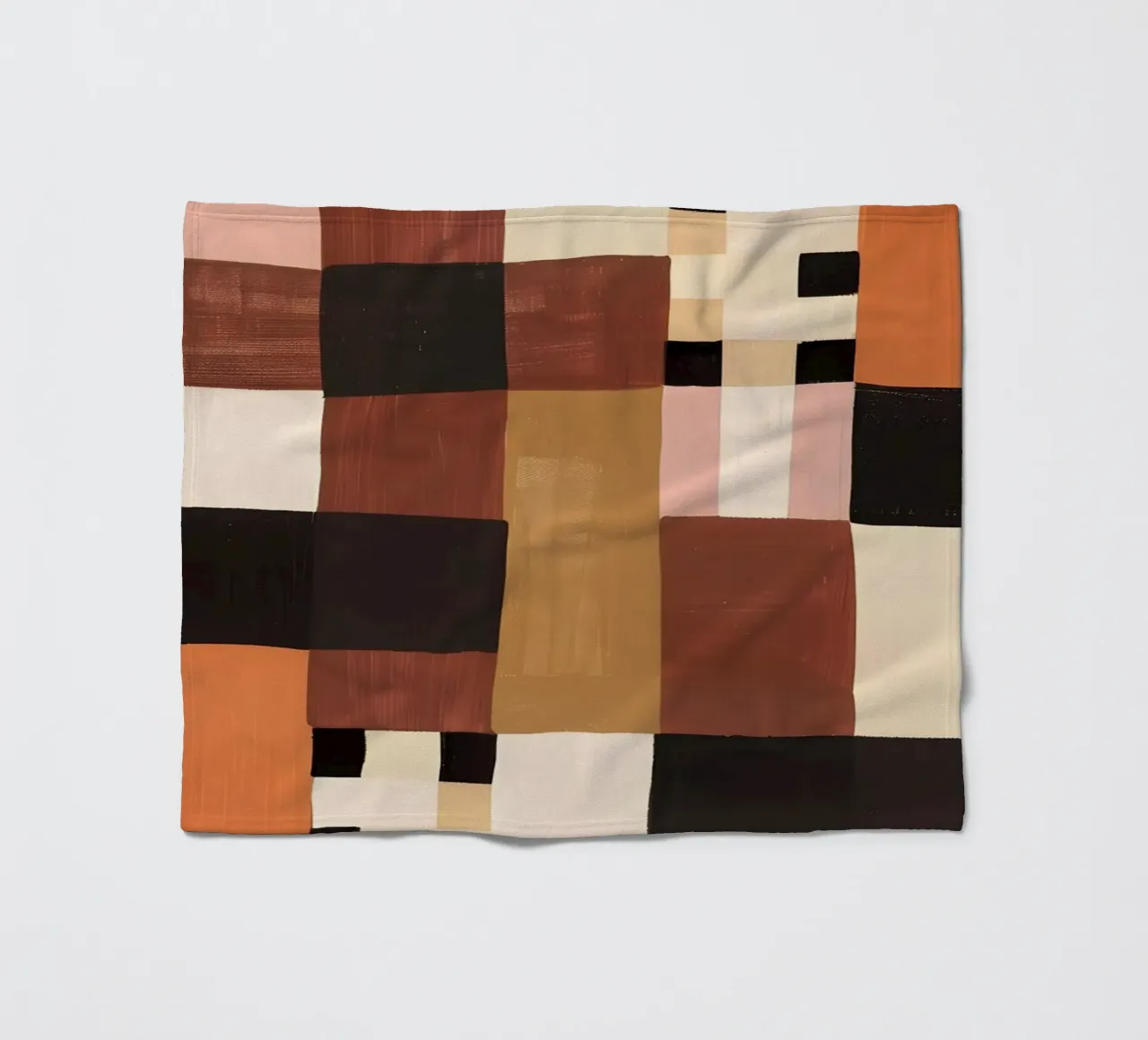 Abstract Checkers coperta in pile da Gypsy Galleria