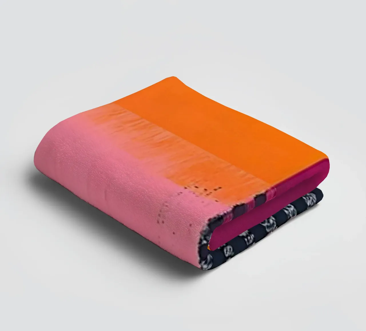 Pink and Orange Abstract asciugamano da bagno da Gypsy Galleria