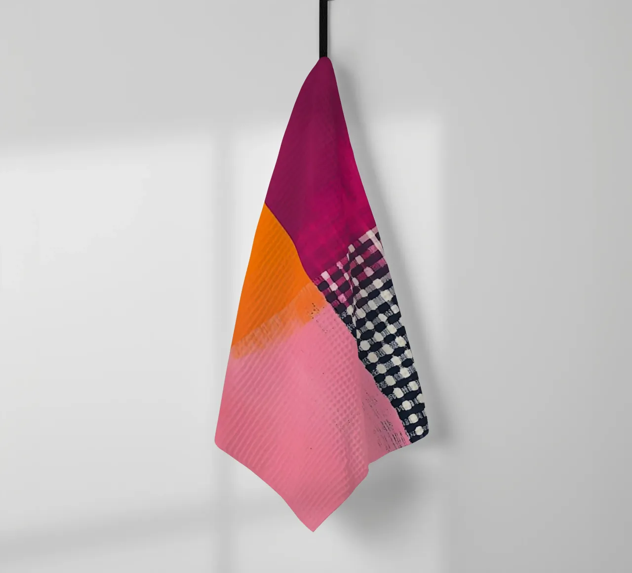 Pink and Orange Abstract canovaccio da cucina da Gypsy Galleria