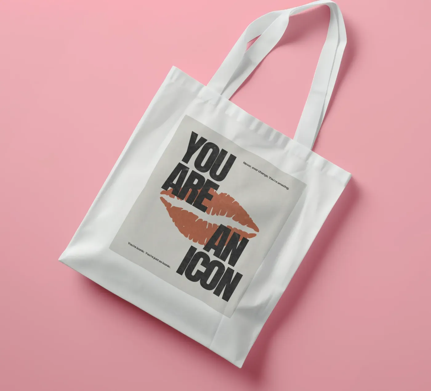 Positive Quotes borsa in juta da Dreamer10