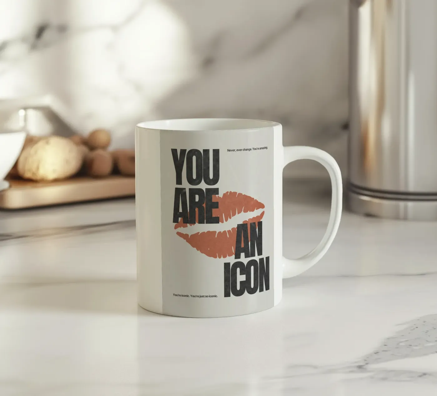 Positive Quotes keramische mok van Dreamer10