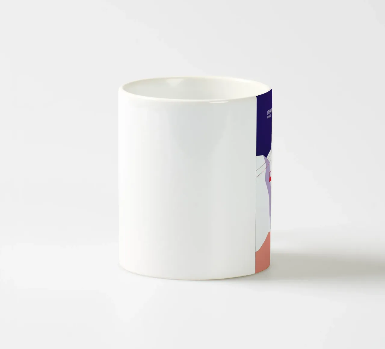 Les Alpes ceramic mug by The Cartography Collection