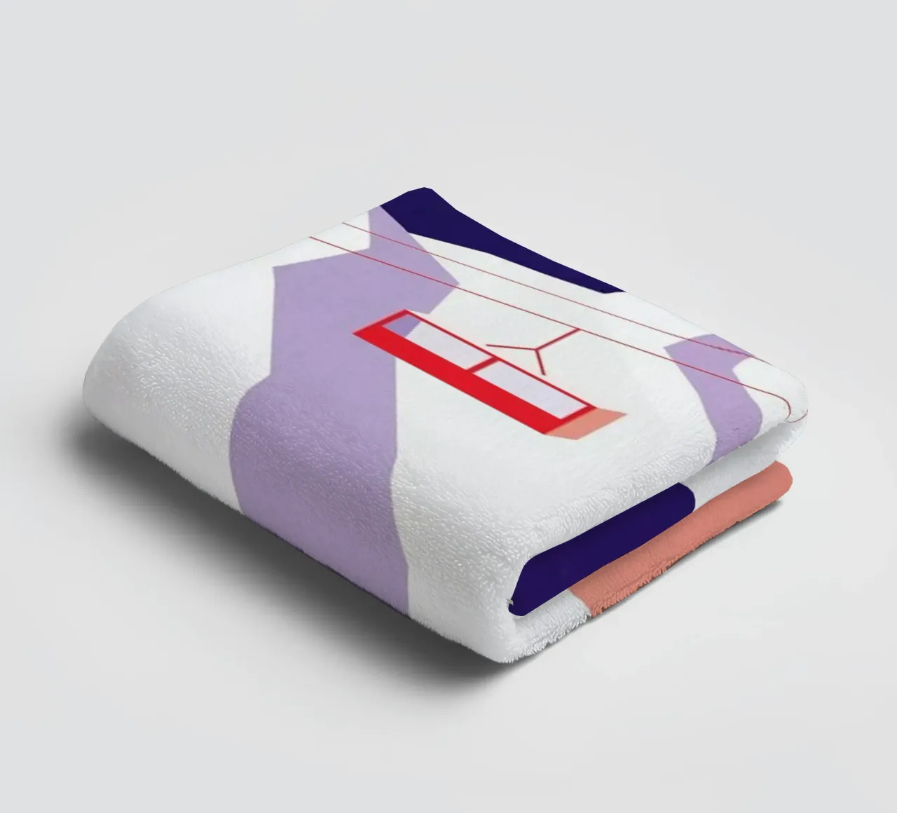 Les Alpes Handtuch von The Cartography Collection