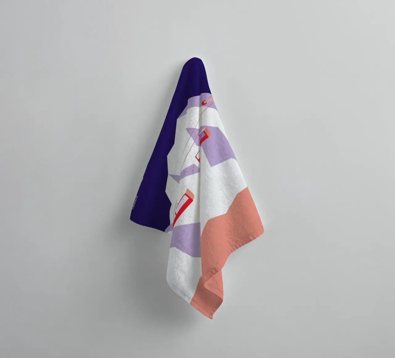 Les Alpes Handtuch von The Cartography Collection