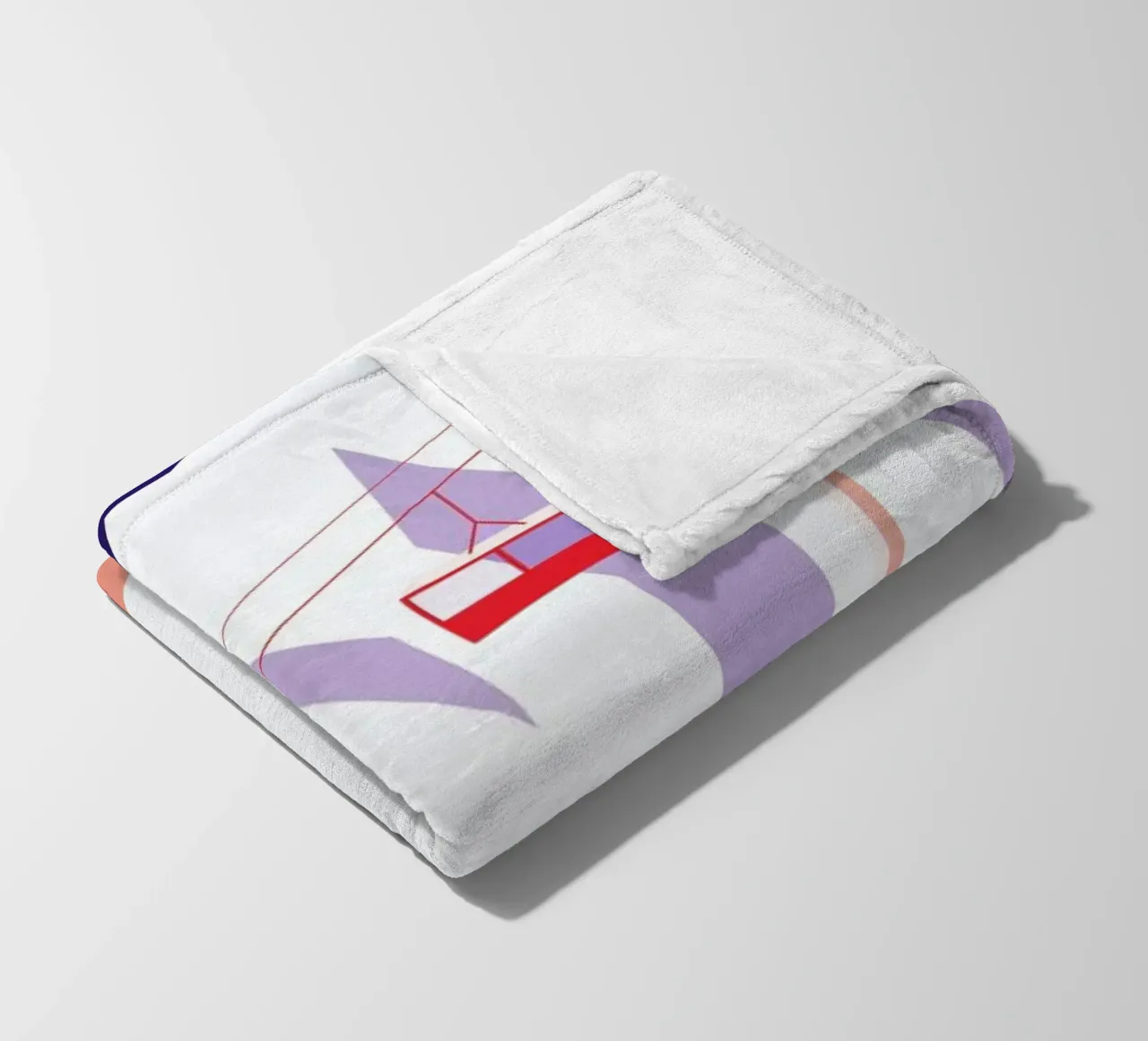 Les Alpes fleece blanket by The Cartography Collection