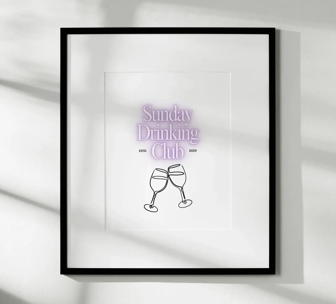 SUNDAY DRINKING CLUB poster da Einfach Uebel