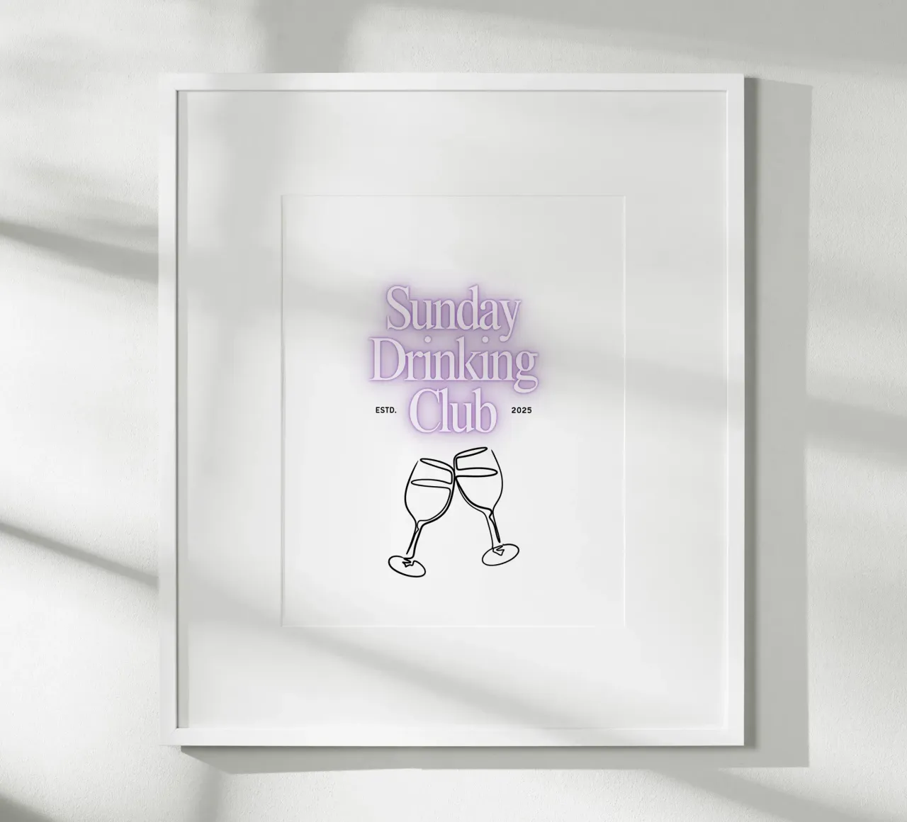 SUNDAY DRINKING CLUB poster da Einfach Uebel