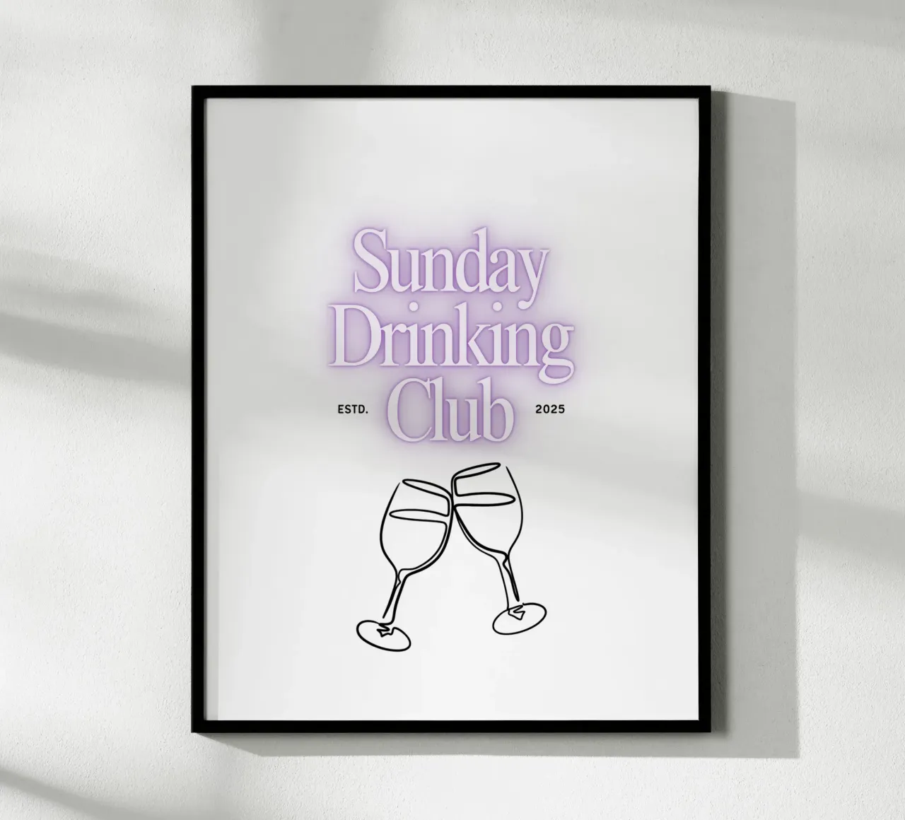 SUNDAY DRINKING CLUB poster da Einfach Uebel