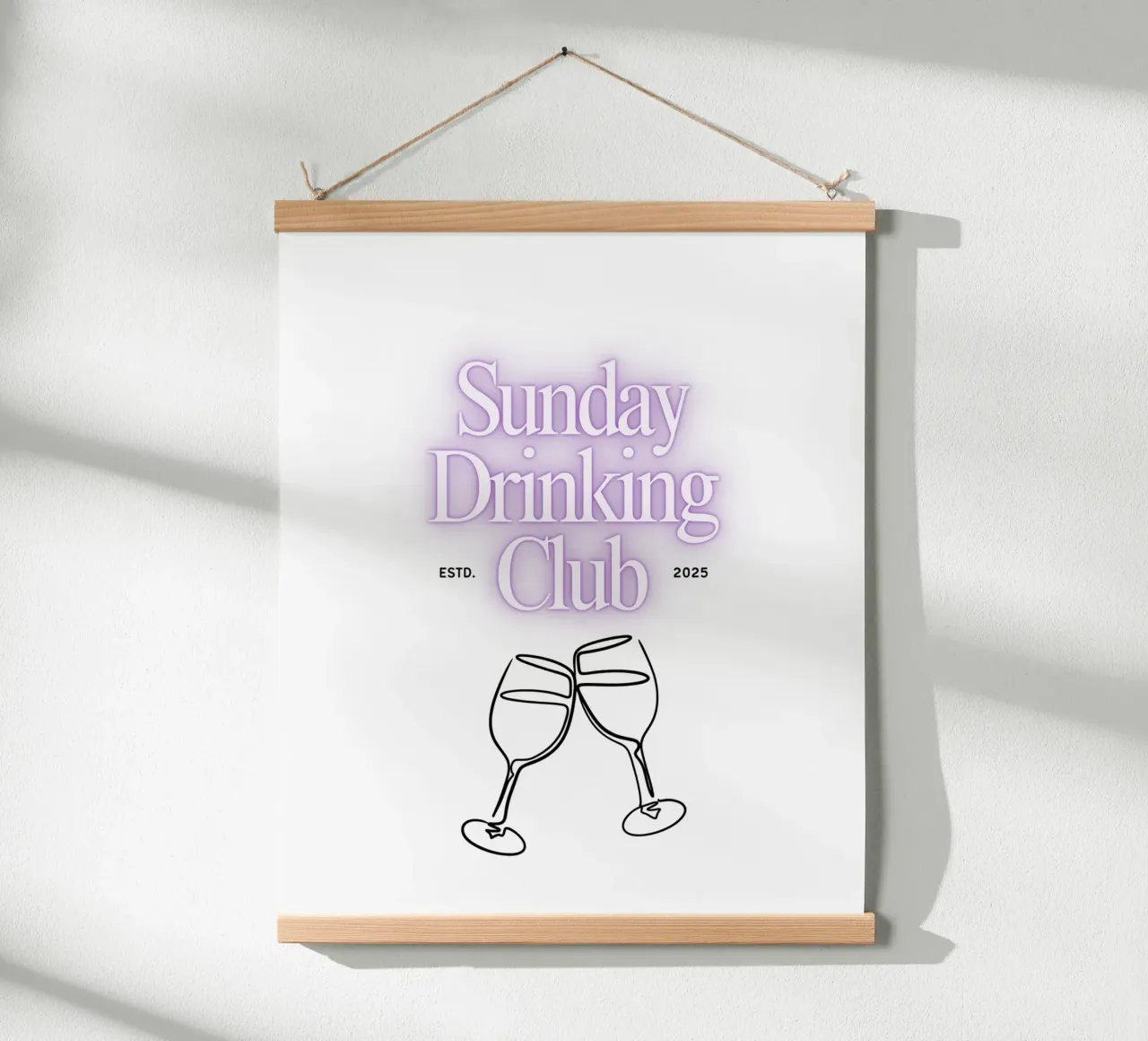 SUNDAY DRINKING CLUB poster da Einfach Uebel